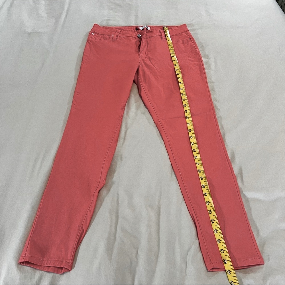 YMI Women's SUPER STRETCH Skinny Jeans - Vibrant Coral